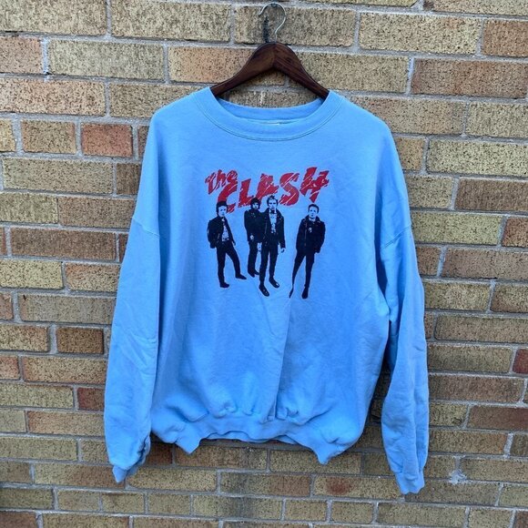 Vintage 1991 The Clash Crewneck Sweater XL - Picture 4 of 7